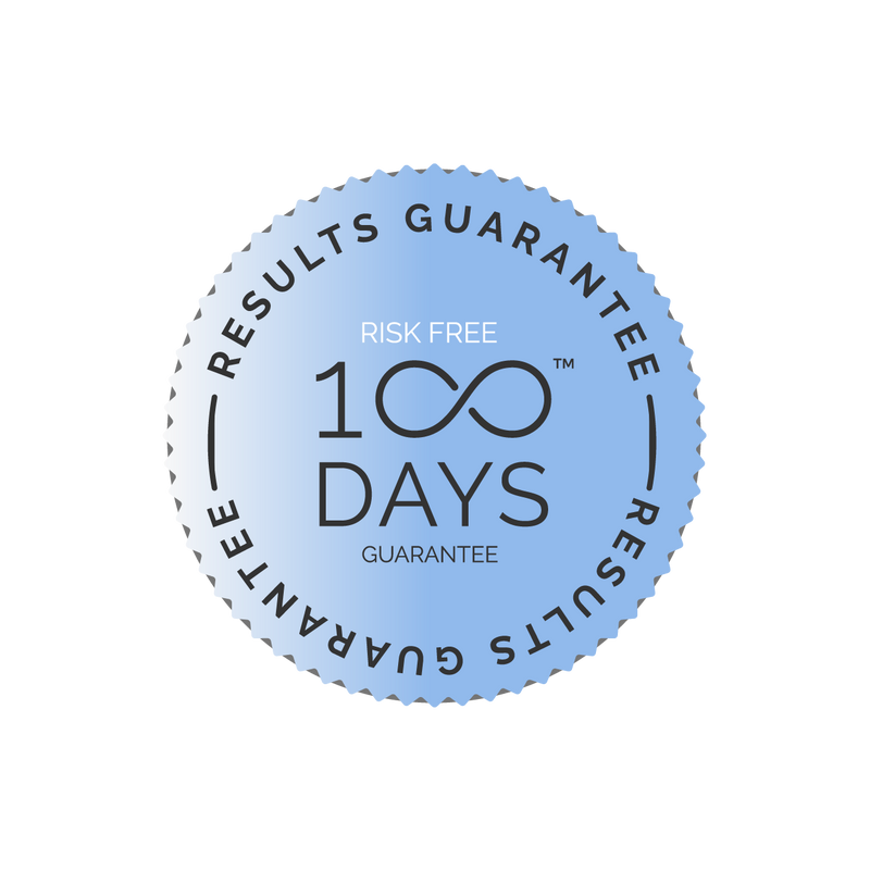 100 Days Money Back Guarantee - Hover